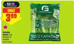 FreshCo Romaine Hearts 3 pk Product of Canada offer