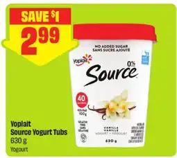 FreshCo Yoplait Source Yogurt Tubs offer