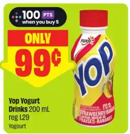 FreshCo Yop Yogurt Drinks offer