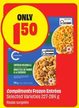 FreshCo Compliments Frozen Entrees Selected Varieties offer
