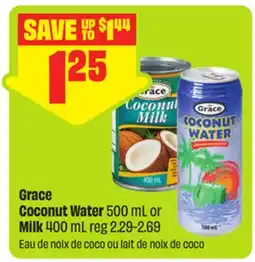 FreshCo Grace Coconut Water 500 mL or Milk 400 mL offer