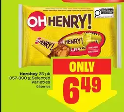 FreshCo Hershey 25 pk 357-390 g Selected Varieties offer