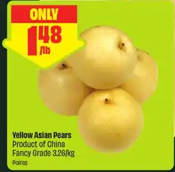 FreshCo Yellow Asian Pears Product of China Fancy Grade 3.26/kg offer