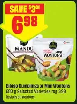 FreshCo Bibigo Dumplings or Mini Wontons 680 g Selected Varieties offer