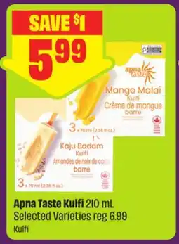 FreshCo Apna Taste Kulfi 210 mL Selected Varieties offer