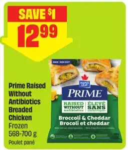 FreshCo Prime Raised Without Antibiotics Breaded Chicken Frozen offer