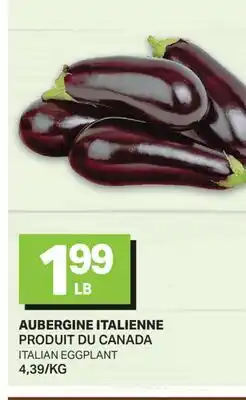 L'Intermarché ITALIAN EGGPLANT offer
