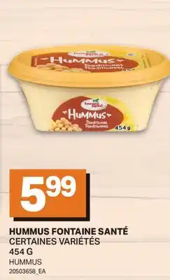 L'Intermarché HUMMUS FONTAINE SANTÉ | HUMMUS offer