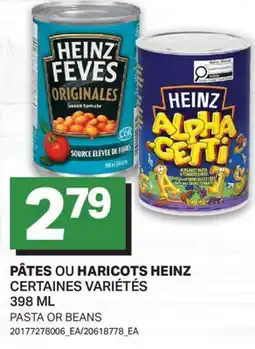 L'Intermarché PÂTES OU HARICOTS HEINZ | PASTA OR BEANS offer