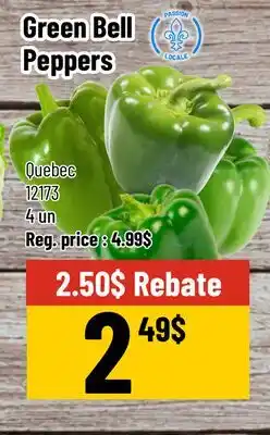 Mayrand Green bell peppers offer
