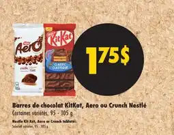 L'Intermarché Barres de chocolat KitKat, Aero ou Crunch Nestlé | Nestle Kit Kat, Aero or Crunch tablets offer