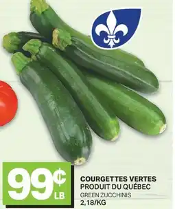 L'Intermarché GREEN ZUCCHINIS offer