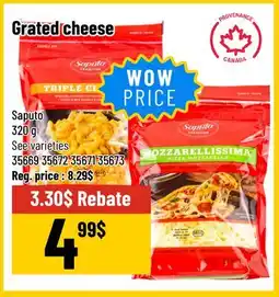 Mayrand Grated cheeses offer