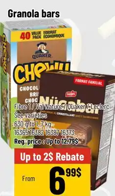 Mayrand Granola bars offer