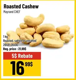 Mayrand Roasted cashews offer