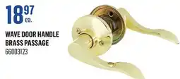 Canac Wave door handle offer