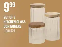 Canac Set of 3 Kitchen Glass Containers offer