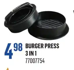 Canac Burger Press 3 in 1 offer