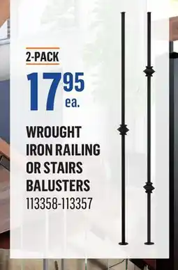 Canac Wrought Iron Railing Balusters offer