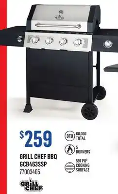 Canac Grill Chef BBQ GCB463SSP offer