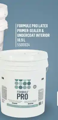 Canac Formule Pro Latex Primer-Sealer & Undercoat Interior 18.9L offer