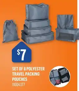 Canac Set of 8 Polyester Travel Packing Pouches offer