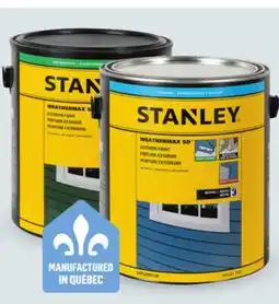 Canac Weathermax SD Semi-Gloss Exterior Acrylic Paint White and Colours 3.7L offer