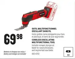 BMR OUTIL MULTIFONCTIONNEL OSCILLANT SANS FIL offer