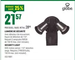 BMR LUMIÈRE DE SÉCURITÉ GLOBE offer