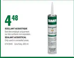 BMR SCELLANT ACOUSTIQUE offer