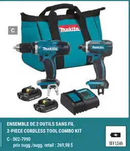 BMR 2-PIECE CORDLESS TOOL COMBO KIT offer