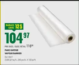 BMR PARE-VAPEUR offer