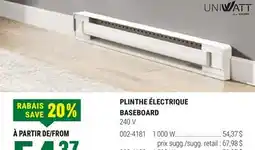 BMR PLINTHE ÉLECTRIQUE offer