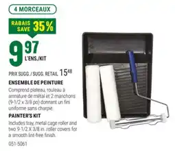BMR ENSEMBLE DE PEINTURE offer