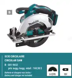 BMR SCIE CIRCULAIRE offer