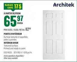 BMR PORTE D'INTÉRIEUR offer