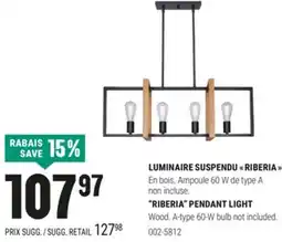BMR LUMINAIRE SUSPENDU  RIBERIA  offer