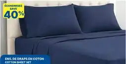 Rossy TWIN COTTON SHEET SET offer