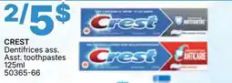 Rossy CREST Asst. toothpastes offer