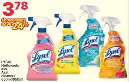 Rossy LYSOL Asst. cleaners offer