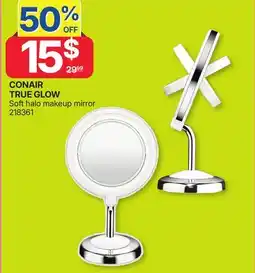 Rossy CONAIR TRUE GLOW Soft halo makeup mirror offer