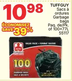Rossy TUFFGUY Garbage bags offer