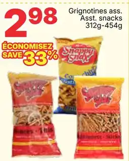 Rossy Asst. snacks offer