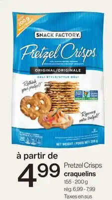 Avril Pretzel Crisps craquelins offer
