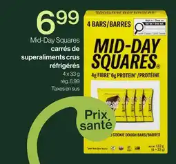 Avril Mid-Day Squares carrés de superaliments crus réfrigérés offer