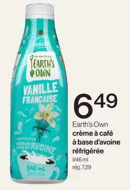 Avril Earth's Own crème à café à base d'avoine réfrigérée offer