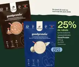 Avril Boissons hyperprotéinées Good Protein offer