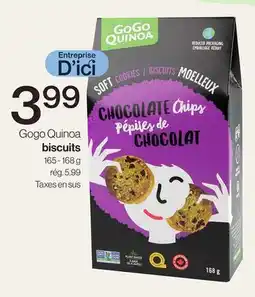 Avril Gogo Quinoa biscuits offer