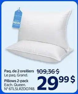 Walmart Pillows 2-pack offer