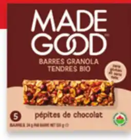 Walmart MadeGood granola bars offer